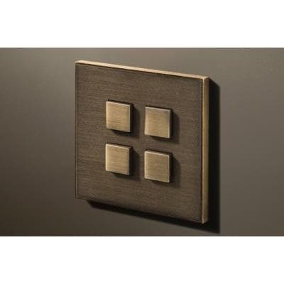 Select 4T 24V - 250V bouton - poussoir Bronze Antique