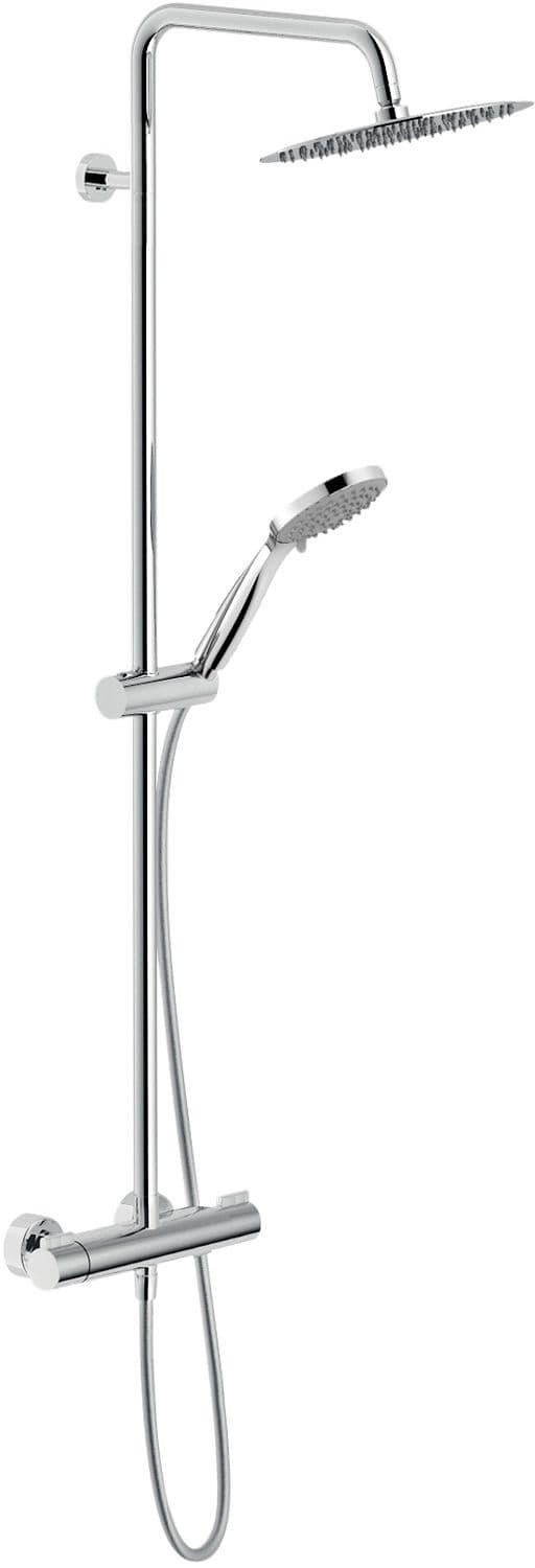 COLONNE DE DOUCHE+THERMOSTAT ABC ECO 9L/MIN 25CM NOBILI CHROME