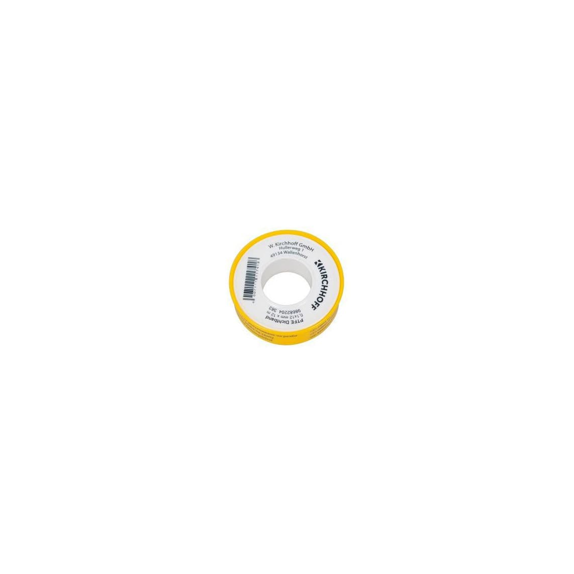98682204 PTFE ruban d'étanchéité pour filetage, 0,1 x 12 mm x 12 m, DVGW