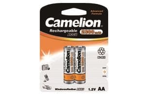 Camelion - pile rechargeable Ni-Mh - AA / LR6 - 2300mAh - 2 pièces