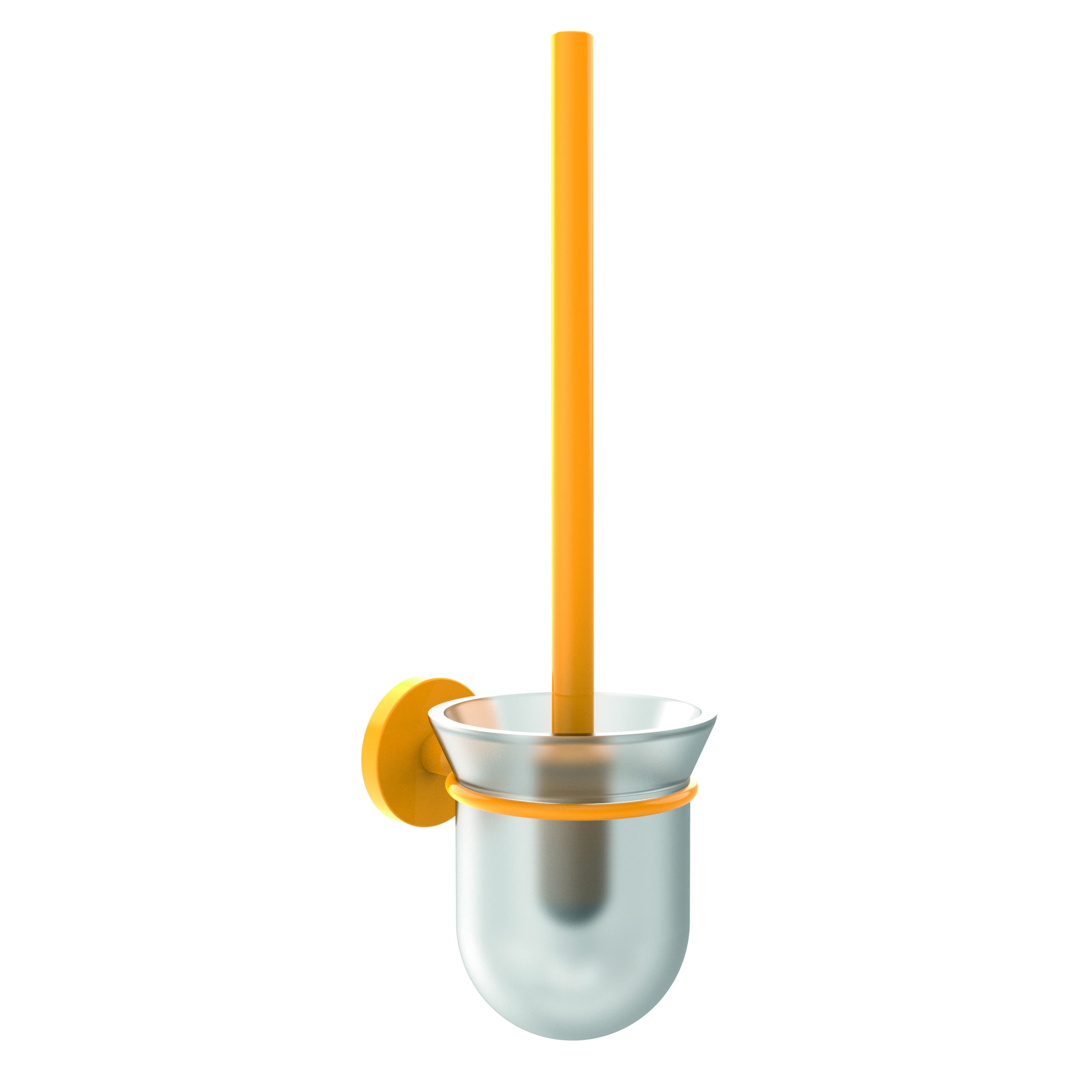CREAVIT ROYALE BROSSE DE TOILETTE AVEC SUPPORT - JAUNE