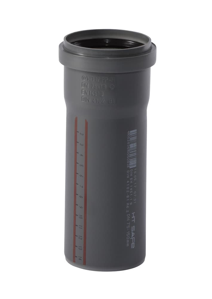 Ostendorf Kunststoffe HT-Safe EM tube d'évacuation D75 L 1,5M