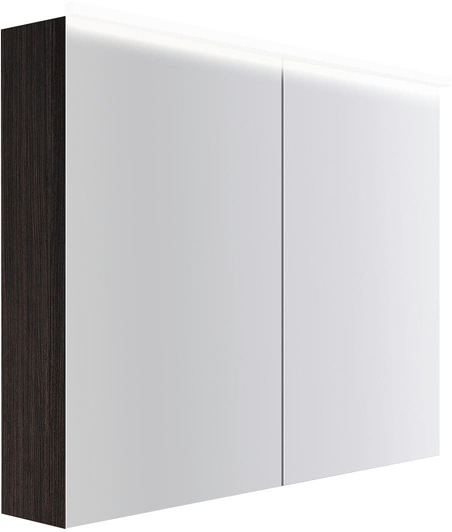 ARMOIRE TOILETTE COFFEE 2 PORTES 1000MM 4250K CHENE DECOR MOKKA