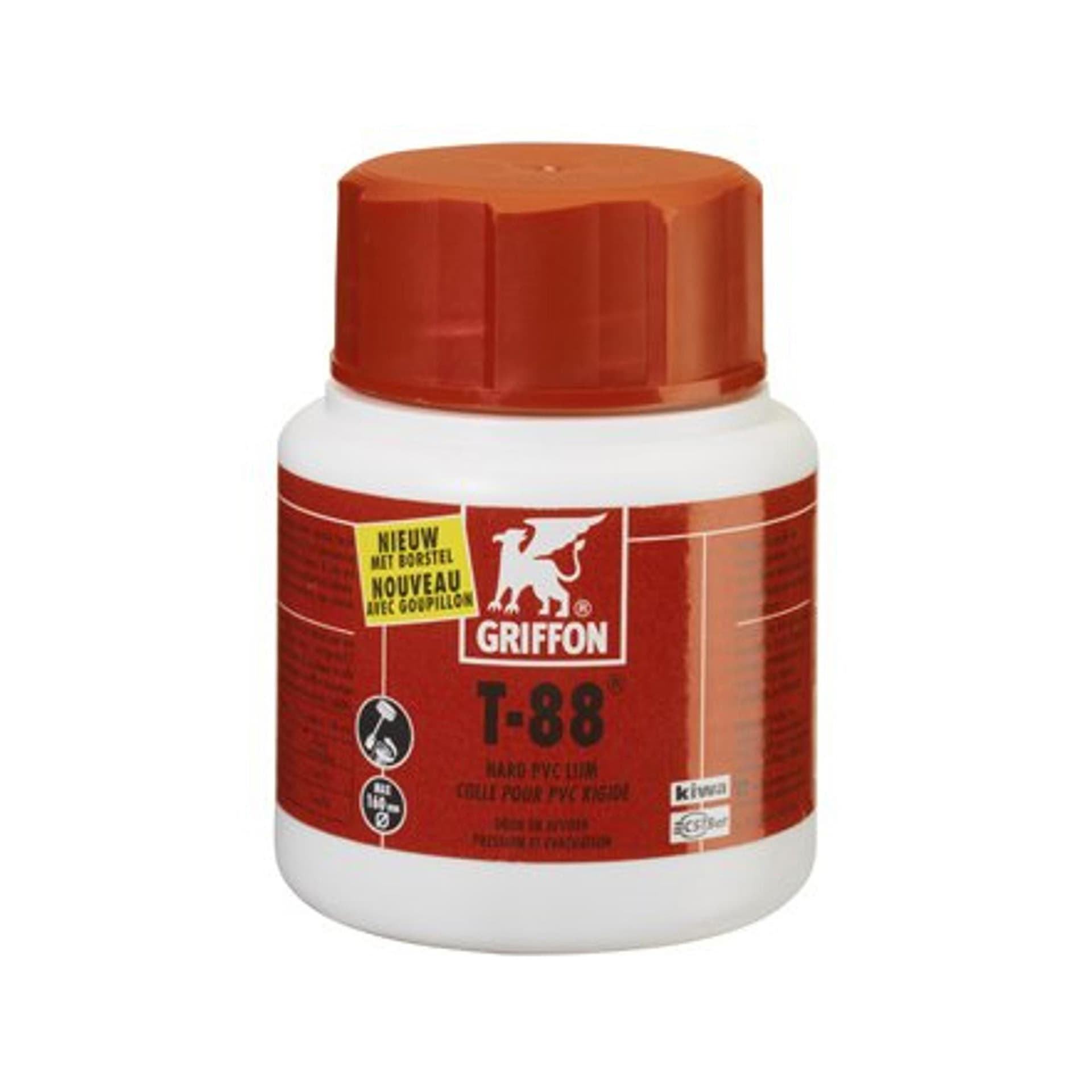 COLLE LIQUIDE POUR PVC RIGIDE T88 FLACON 500 ML