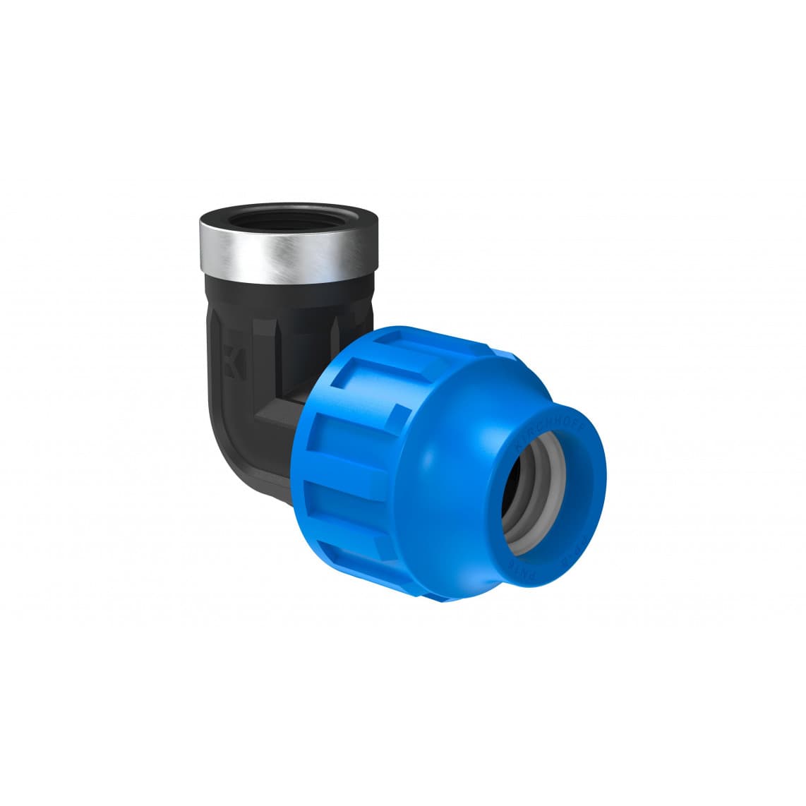 984846317 PP coude 90°, 32 mm x 1" F, raccord à serrer pour PEHD/socarex