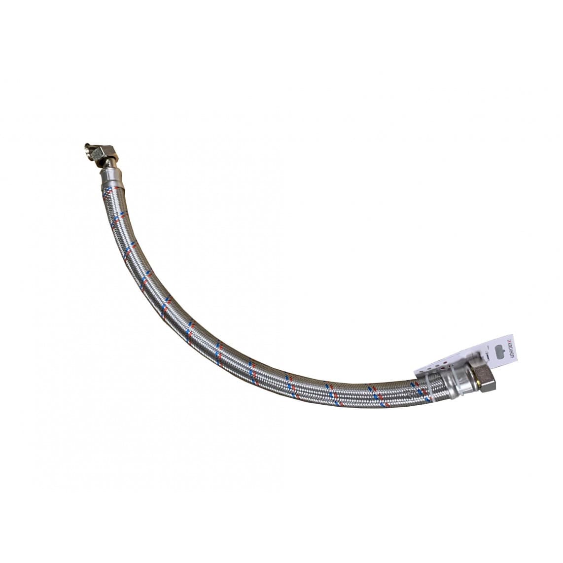 986287455 Flexible pour raccord de chauffage, 1" F x 700 mm x 1" F, angle de 90° d'un côté