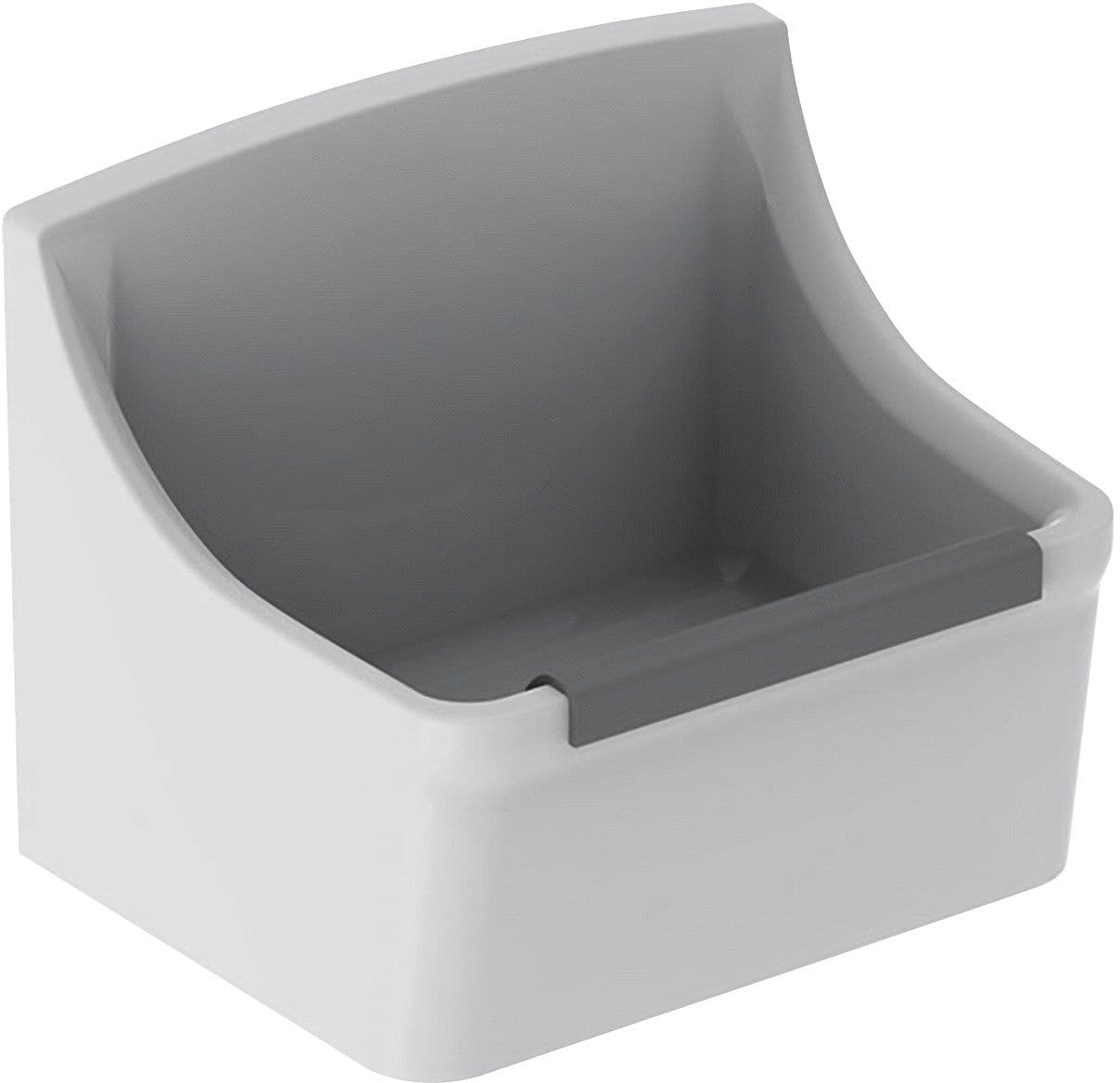 VIDOIR+BUTEE NORMA GEBERIT 450X350MM SANS TROUS SANS TROP-PLEIN WIT