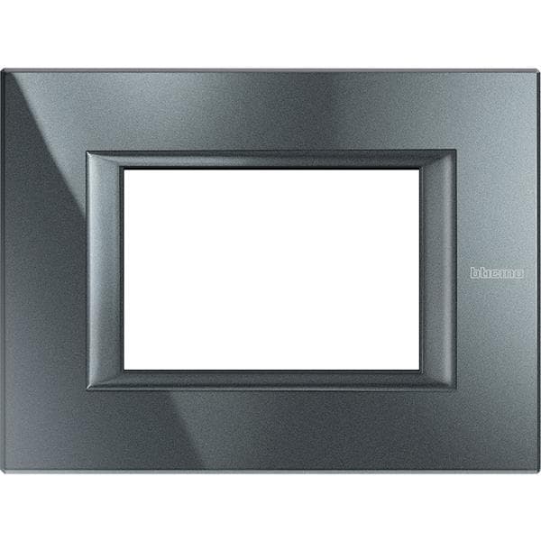 Axolute plaque 3 modules Anthracite