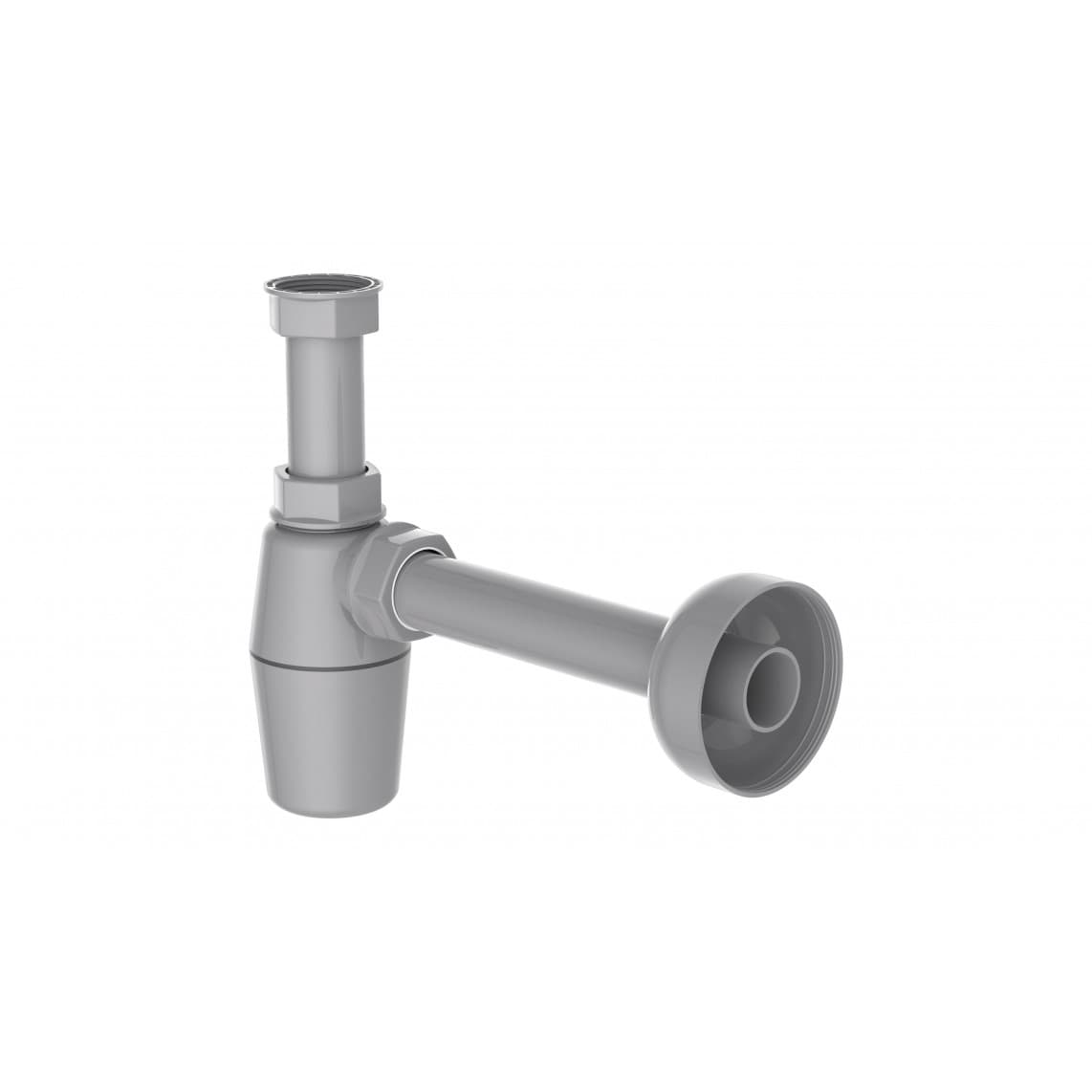 98803049 ECO-SAVE KS siphon à bouteille, Gris, 1 1/4"x32 mm