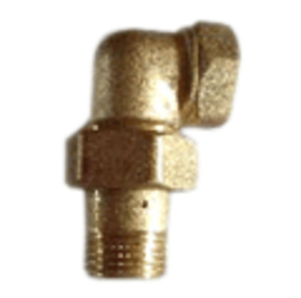 coude raccord 3-pièces bronze 4/4"MF