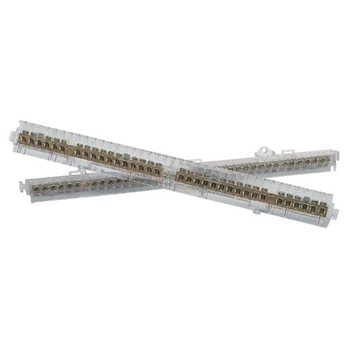 Support avec bornier de distribution 2 (17 x 16mm²)