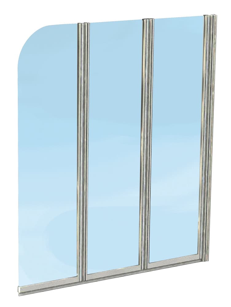 intro Star paroi de bain 3-volets 1200x1400 mm blanc