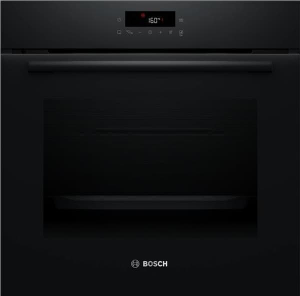 Four serie 2 multifonction 60cm, classe A+, 6 modes de cuisson, pyrolyse, display Rouge, Noir Noir A