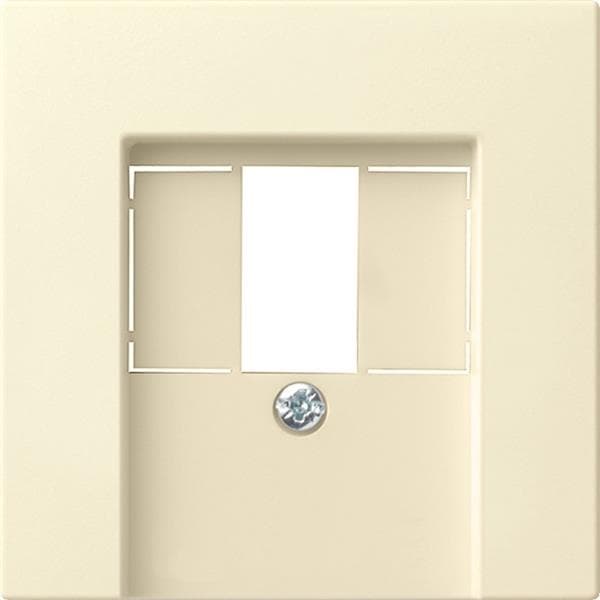 Cache pour TAE et USB Blanc crème brillant sans zone d'inscription