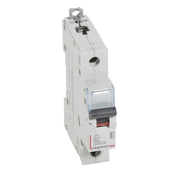 Disjoncteur DX³ 6000A / 10kA 1 pôle courbe B 02A 230 / 400V - 1 module