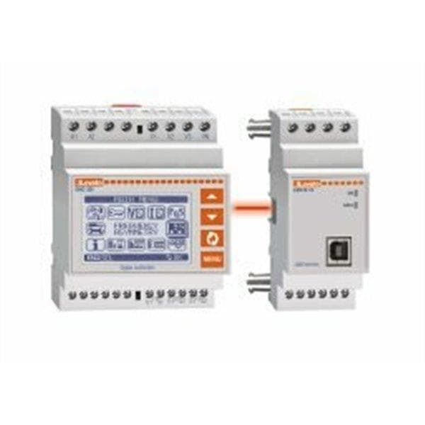 Compteur d'énergie et plus .... 3 / 4 phases branchement avec TI - 4 modules IP20