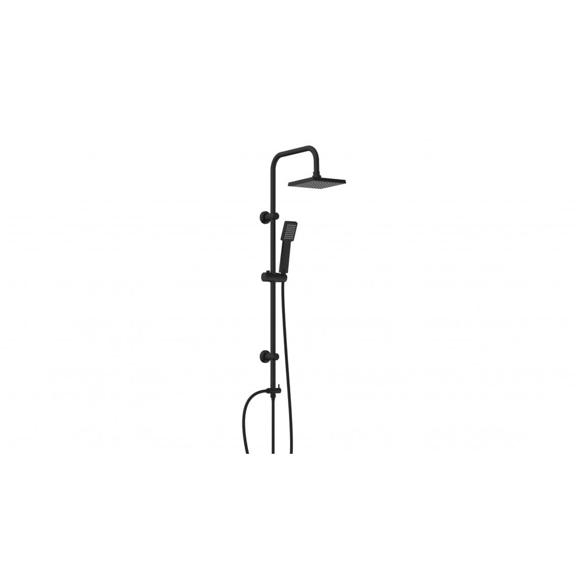 DX12004BL EASY ENERGY Set douche de pluie, noir mat