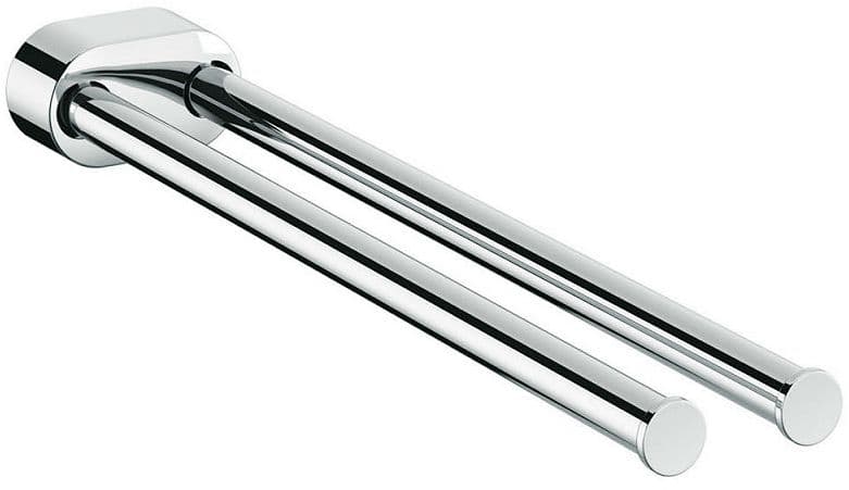 SECHE-SERVIETTE AVEC 2 BRAS MOBILES ARCHITECT S+ 40CM COSMIC CHROME