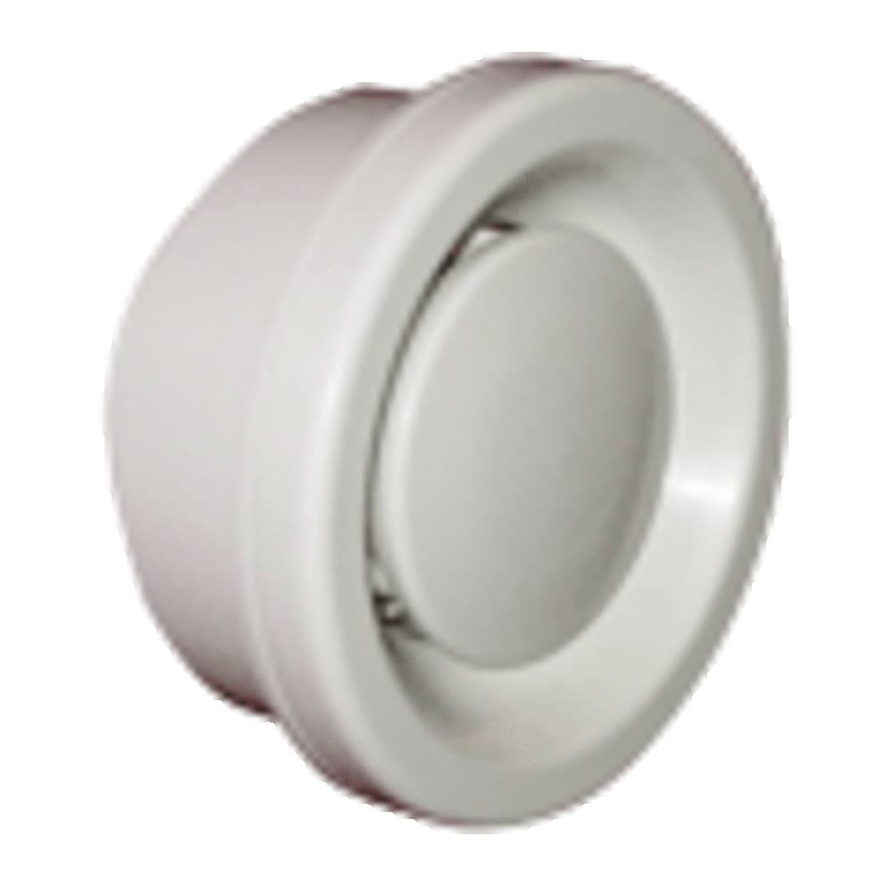 Nicoll GSMF bouche extraction ventilation mécanique PVC blanc 15-30 m³/h