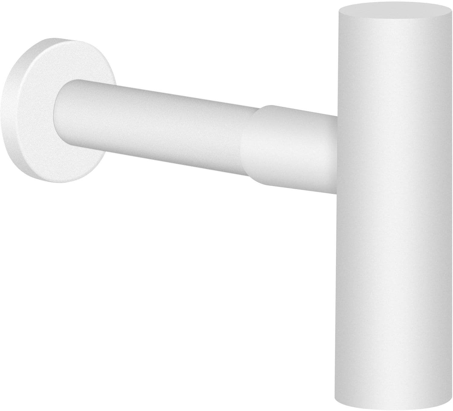 SIPHON DESIGN NOBILI 5/4" ROND BLANC MAT