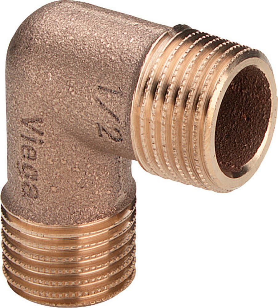 Viega coude 90° bronze 1/2"MM
