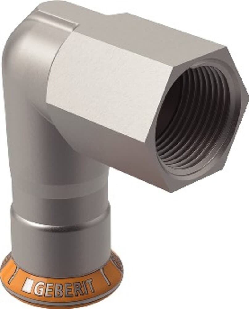 Geberit Mapress Therm coude de transition 90° avec filetage intérieur 28x1" F