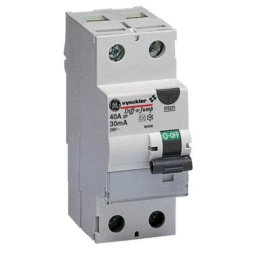 Diff O Jump interrupteur différentiel 2 pôles 25A 300mA