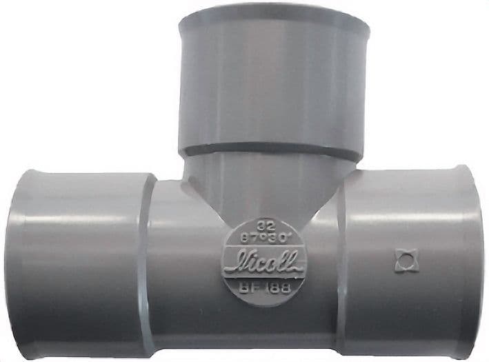 T PVC KW NICOLL 90°.FFF 110MM