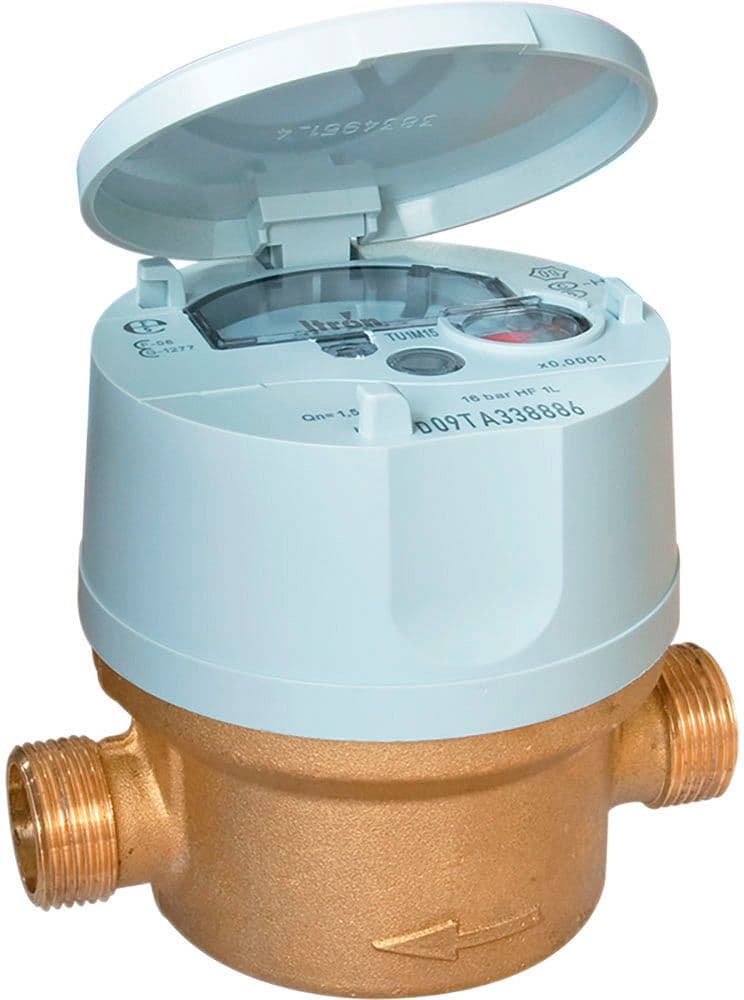 COMPTEUR D'EAU VITESSE EAU FROIDE FLODIS 3/4" SANS RACC. 3/4"-1/2"