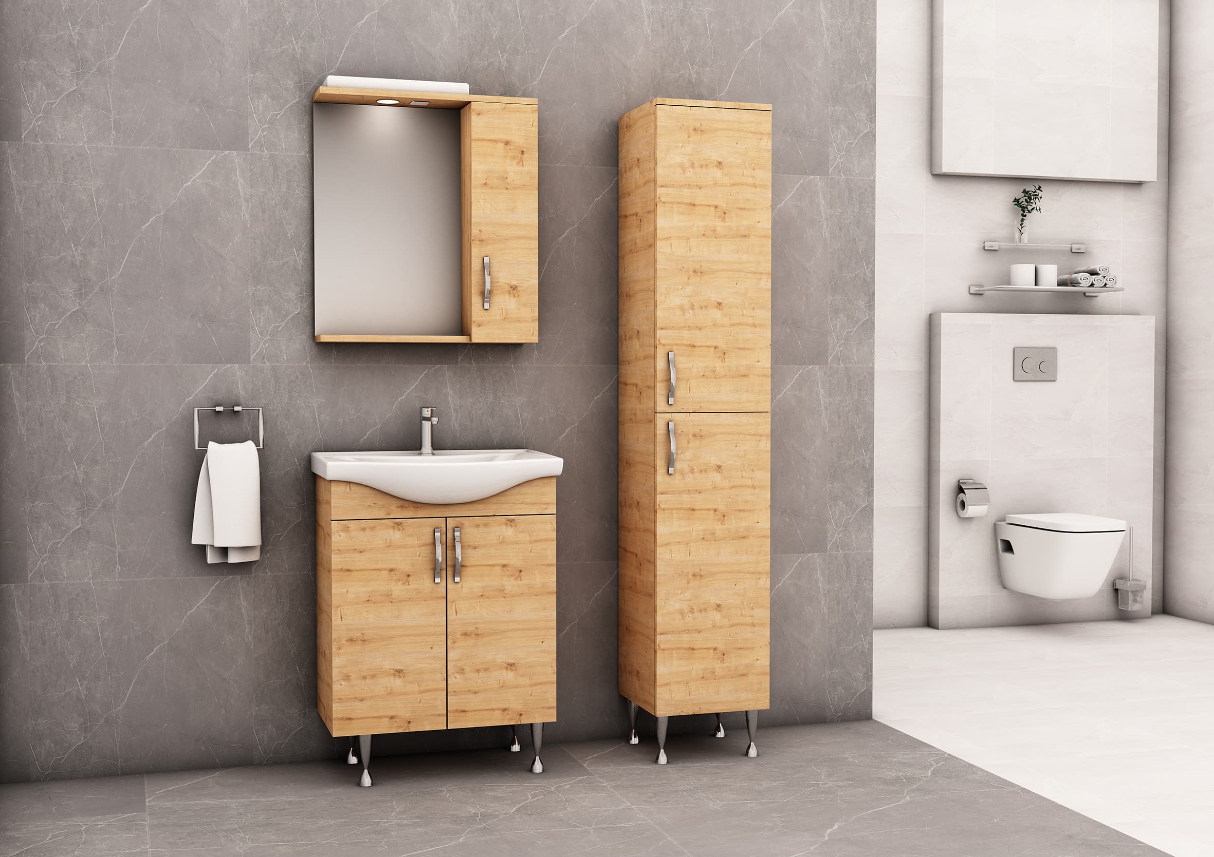 ALECO MEUBLE SOUS-PLAN (65CM) - SAFIR