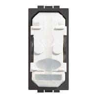 LivingLight - poussoir 1 pôle NO 10A 250V 1 module bornes automatiques sans touche