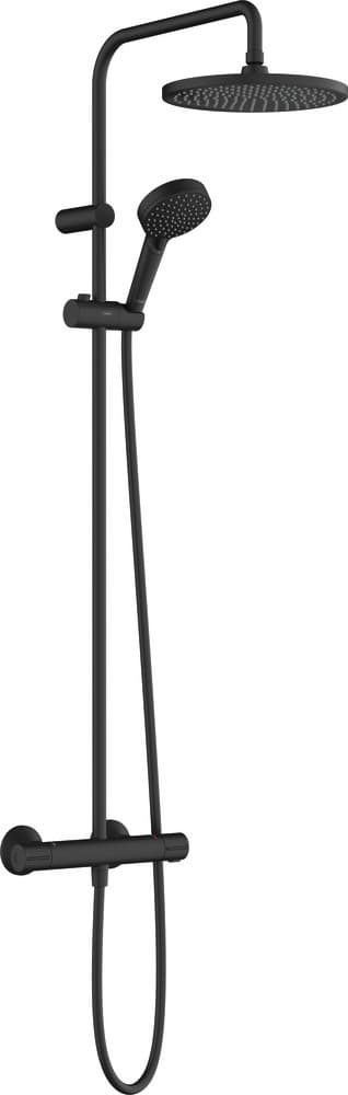 Hansgrohe Vernis Blend Showerpipe 240 1 jet avec thermostatique noir mat