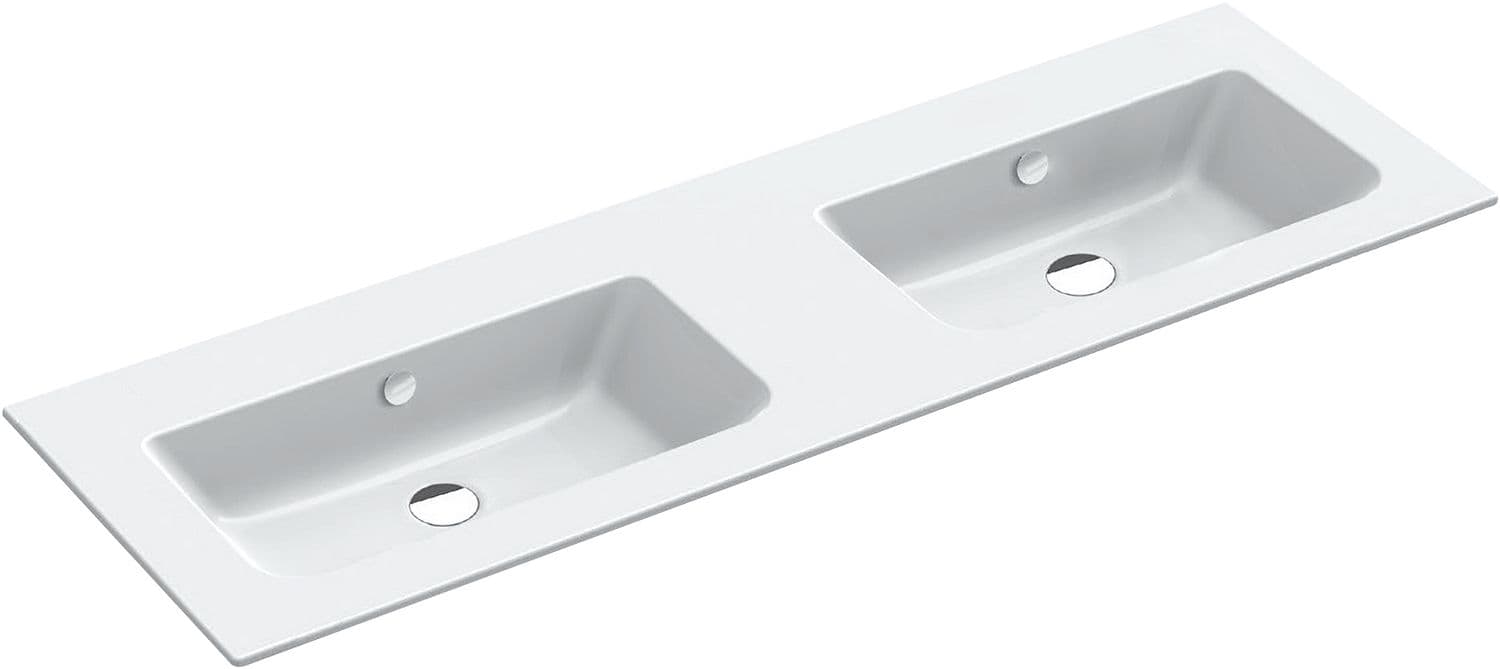 LAVABO DOUBLE ALANO CATALANO CATAGLAZE+ 142X46CM PORCELAINE BLANC