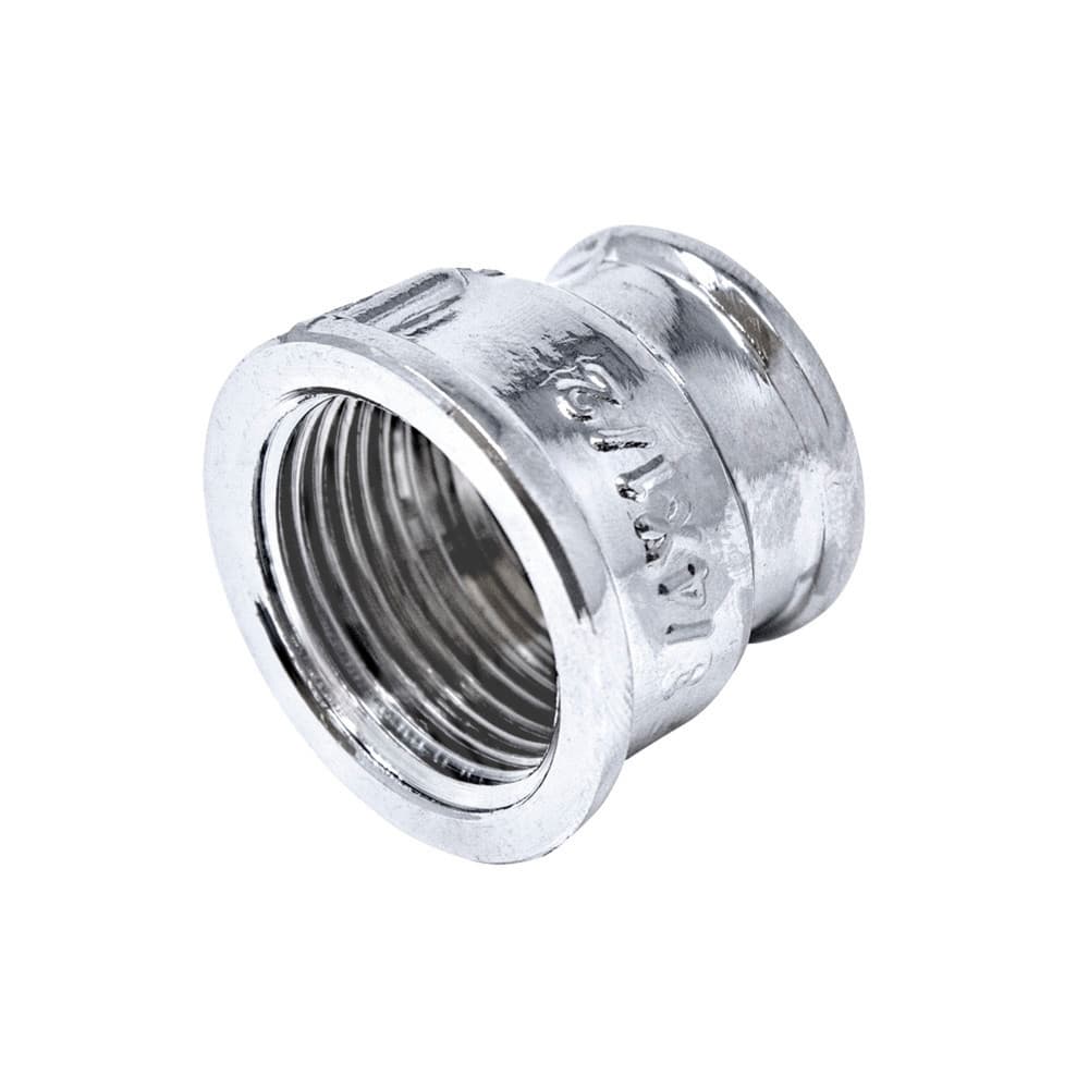 manchon réduit laiton/chromé 1/2"F x 3/8"F