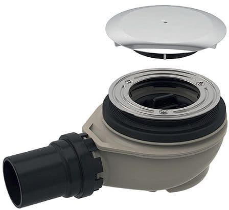 SIPHON POUR DOUCHE UNIFLEX GEBERIT 8CM-90MM-30l/m CHROME