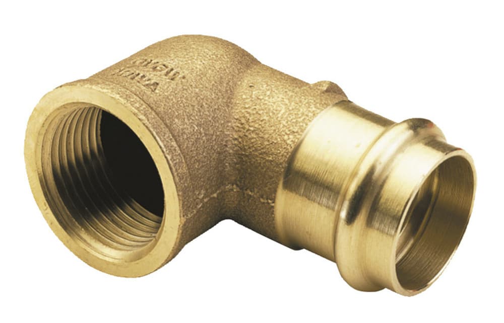Conex Bänninger Profil-B coude sertir 90° bronze 18x1/2"F