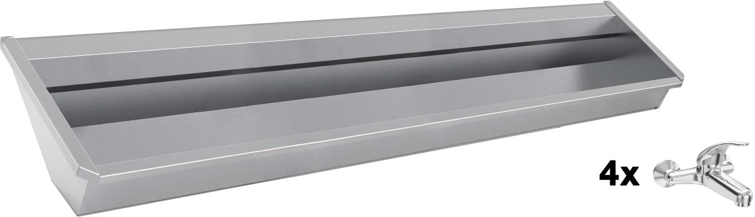 AUGE MURAL SANILAV INTERSAN 240CM INOX 4 MITIGEURS