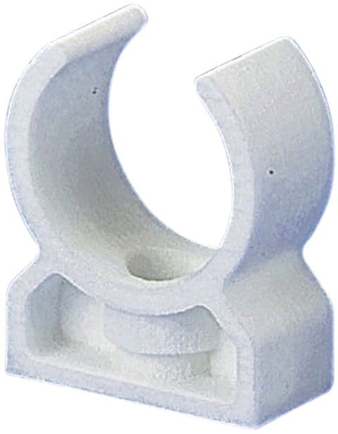 PVC CLIP IVOIRE 25MM