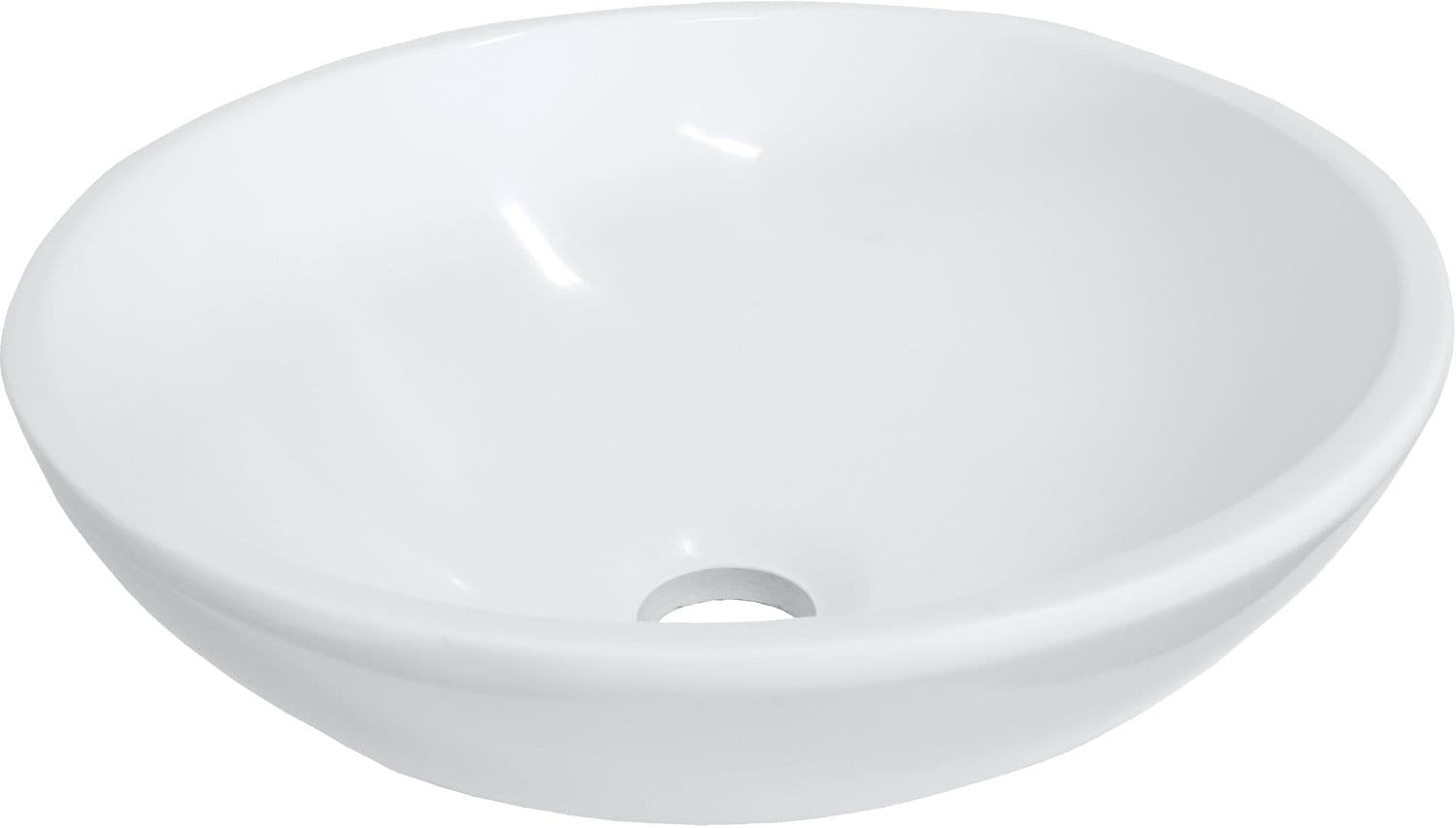 VASQUE A POSER NEWFORM DIAMETRE 34CM SANS TROP-PLEIN BLANC