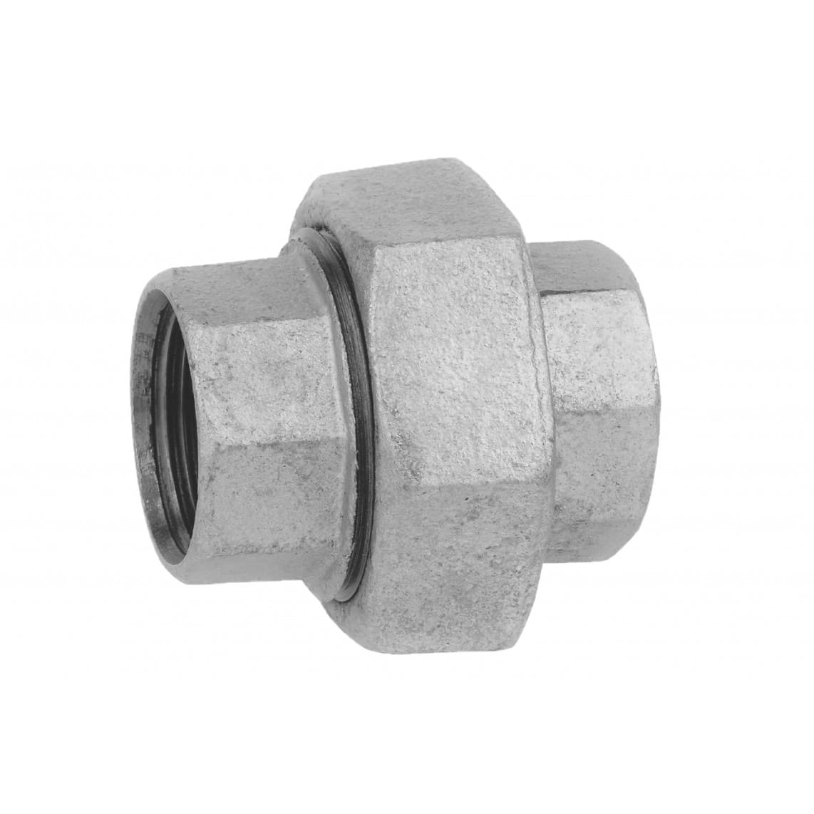 989841055 FM raccord à visser, galvanisé, 1/2" F, à joint plat, (330)