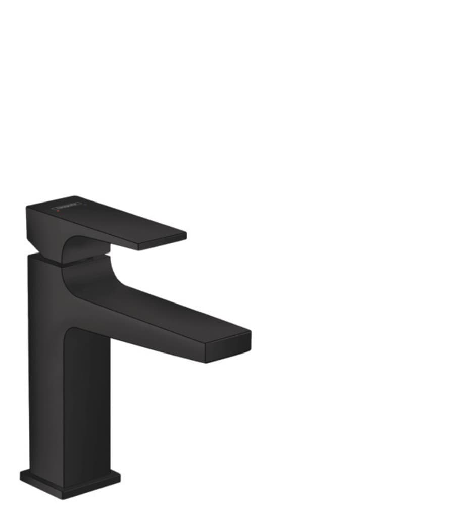 Hansgrohe Metropol mélangeur de lavabo levier unique avec Push-open noir mat