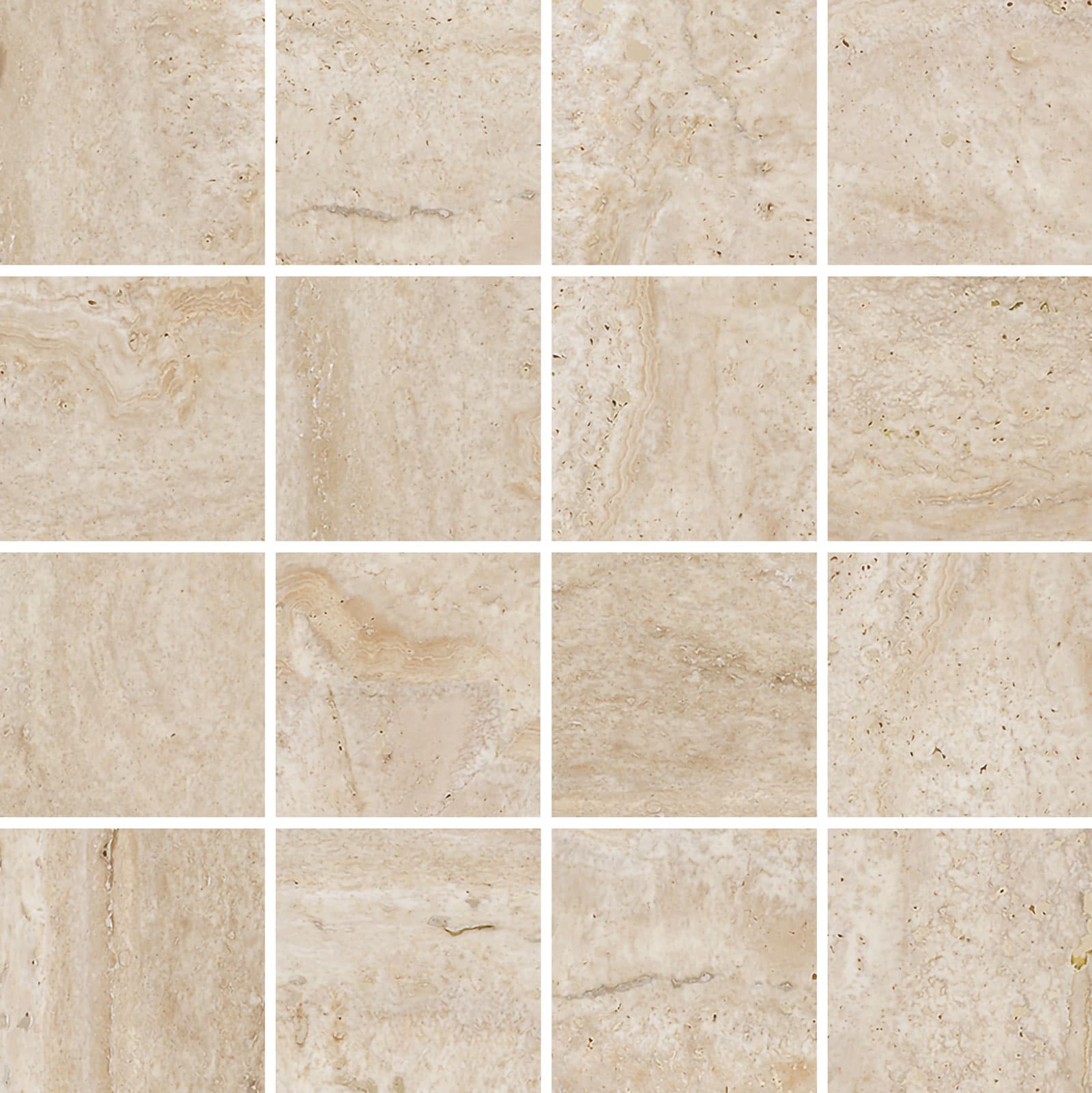 MOSAICO TRAVERTINO GOLD 30X30