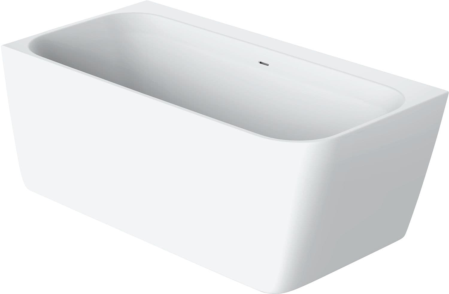 BAIGNOIRE+SIPHON+CLICK CREPINE 170X81 CORNER GAUCHE XONYX BLANC MAT