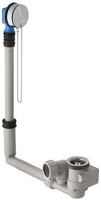 SIPHON POUR BAIGNOIRE GEBERIT BOUCHON+CHAÎNE CHROME