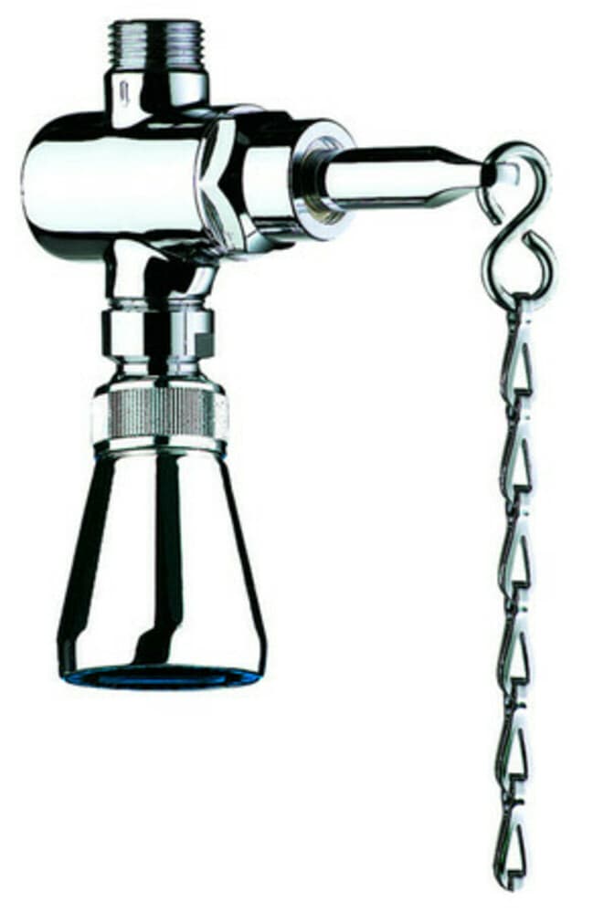 Delabie Tempostop tête de douche avec commande par chaînette chromé