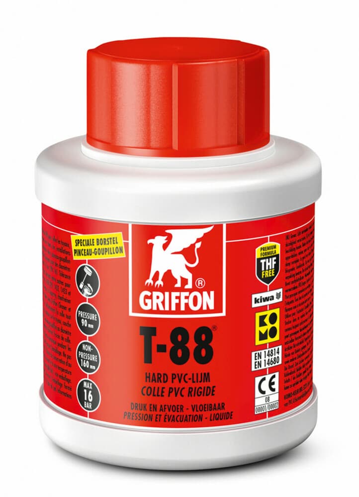 Griffon T88 colle PVC à séchage rapide 100ml