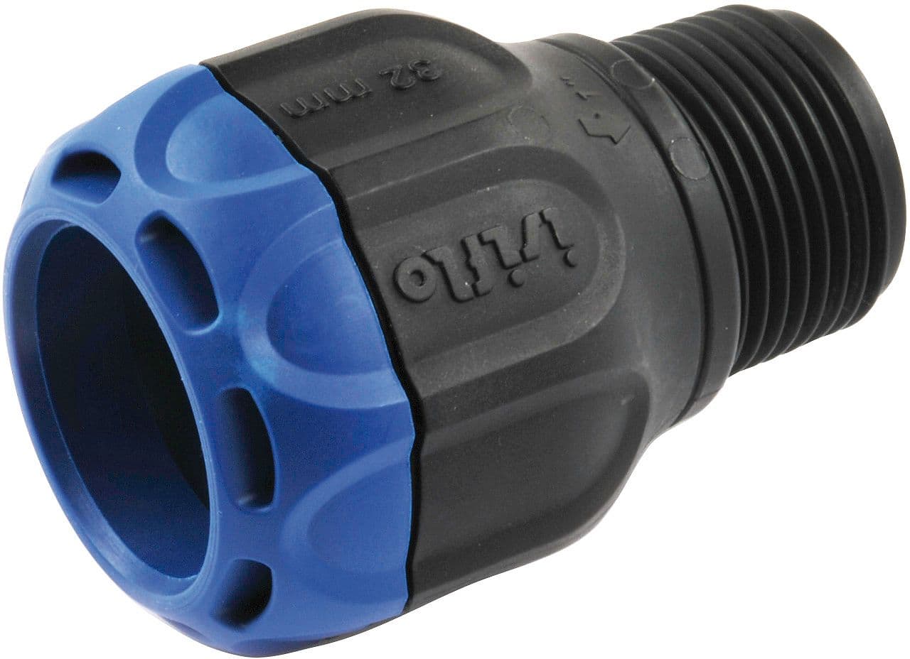 ISIFLO RACCORD DROIT P.HDPE 32MM-3/4"M