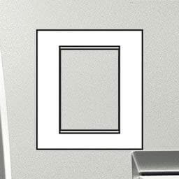 LivingLight - plaque air 3 + 3 modules Blanc perle