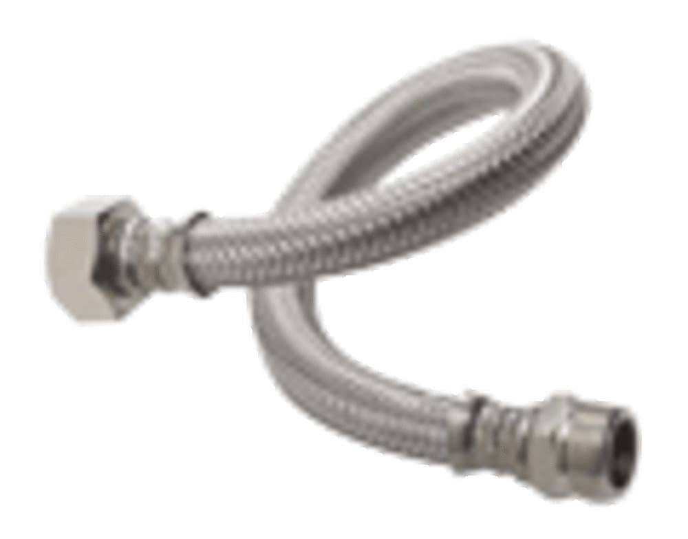 Tuyaux d'alimentation gaine tressée acier L500mm 6/4"MF