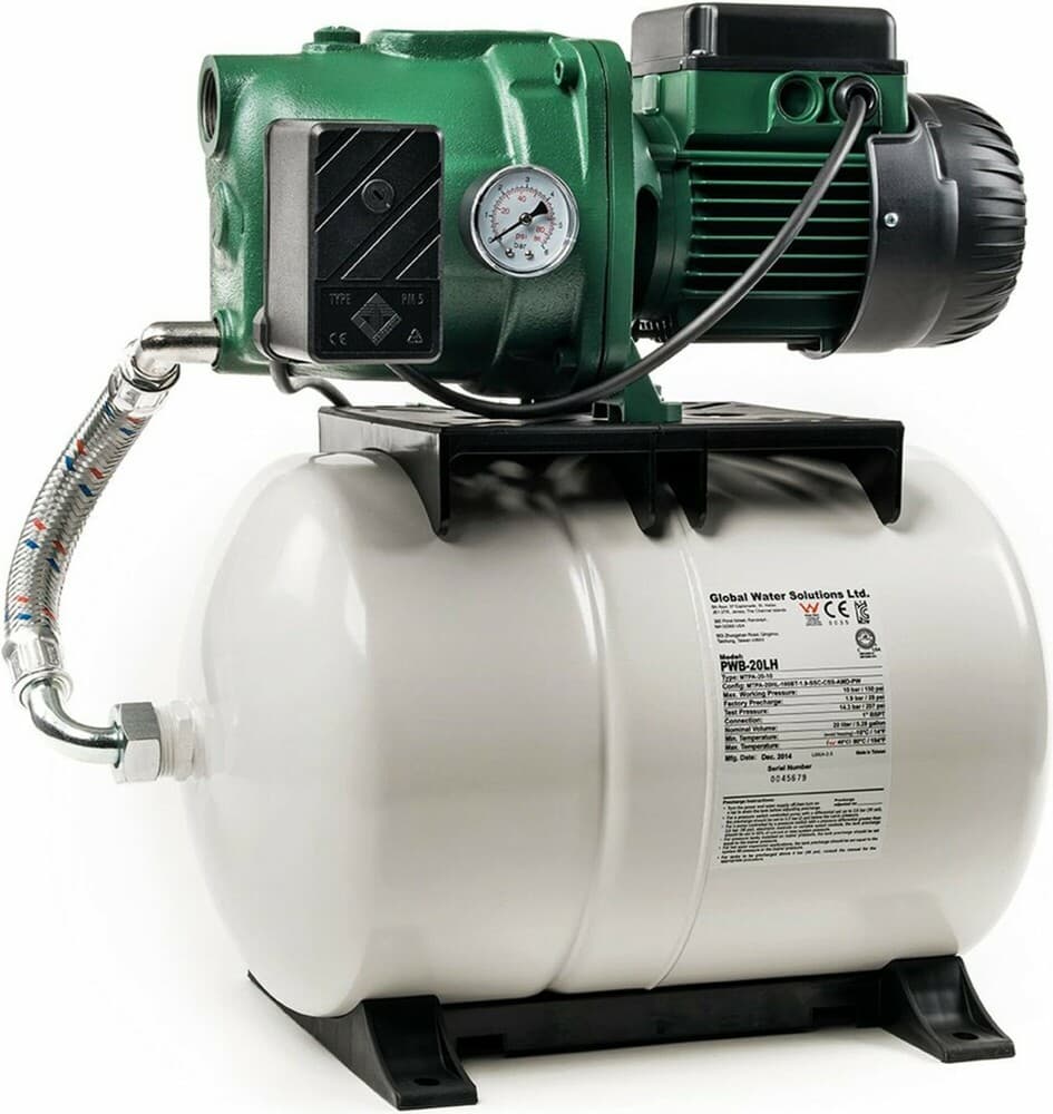 Dab Aquajetcom 82 M/20H GWS reservoir membrane pompe centrifuge auto-amorçante